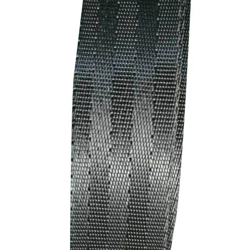 Bredde 3.8cm 5cm sikkerhedssele sort stærk bilsæde sikkerhedssele nylon bånd udendørs rygsæk taske dele rem nylon stof tape