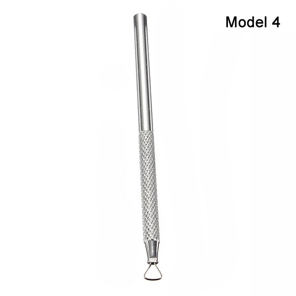 Aluminium Aardewerk Klei Carving Cutter Keramische Sculpting Polymer Klei Modeling Tool Playdough Gereedschap: Model 4