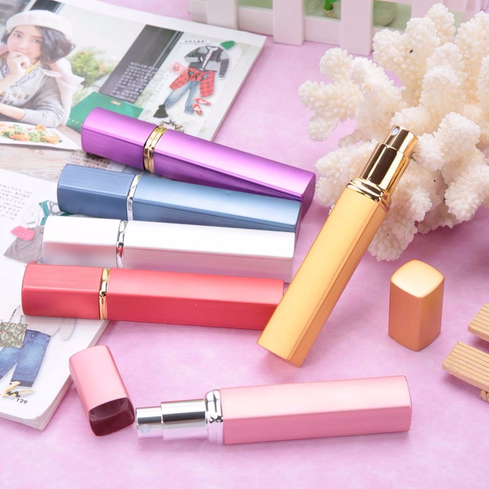 10ml/12ml draagbare, hervulbare lege reisverstuiverflesjes, geurspraybox, cosmetische lege parfumflesjes, make-uphouder