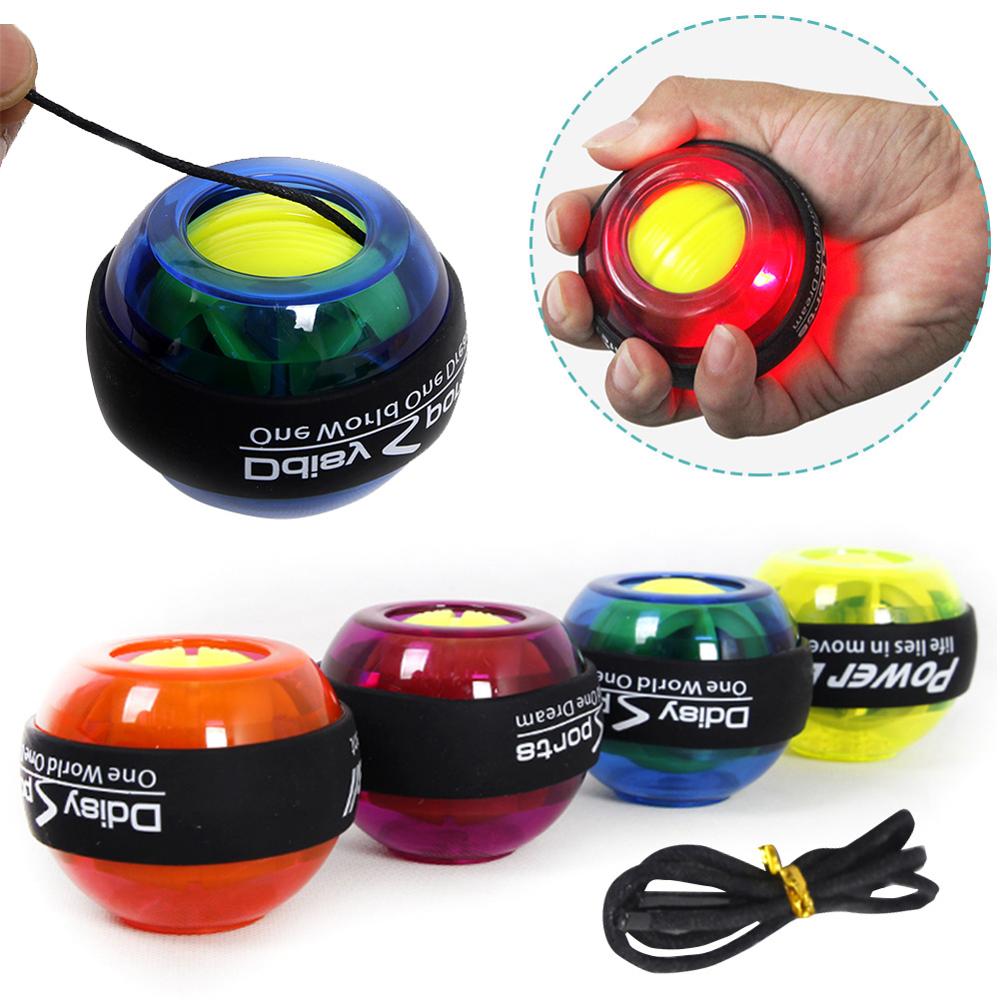 LED Handgelenk Ball Trainer Energie Kreisel Trainer Ball Unterarm Handgelenk-stärkungsmittel Spinner Ball sterben Hand Trainer Fitnessstudio Fitness Ausrügestochen