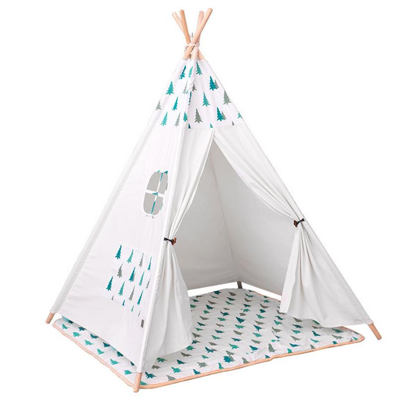 Speelgoed Tenten Kinderen Speelhuis Prinses Kasteel Tent Draagbare Opvouwbare Indian Tent Kids Indoor Outdoor Activiteit Levert
