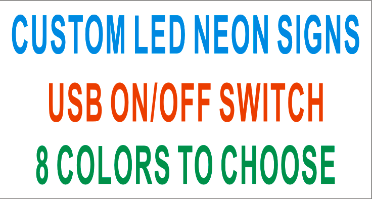 Senior Custom LED Neon Light Signs with On/Off Swi... – Grandado