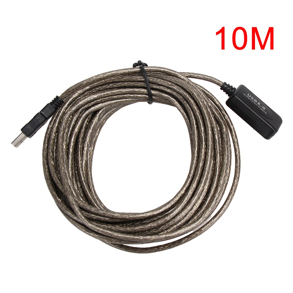 5m 10m 15m 20m USB Cable Male To Female USB 2.0 Extension Cable Extension Line Cable High Speed Wire Data Adapter Connector