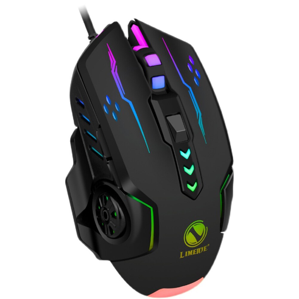 V70 USB Wired Mouse 6 Button 3600dpi Gaming Optical Gamer LED Mice Computer Mouse Ergonomic Gaming Mouse for PC Laptop