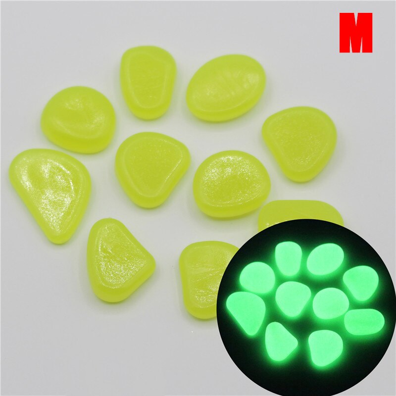 Glow in the Dark Garden Pebbles Glow Stones Rocks for Walkways Garden Path Patio Lawn Garden Yard Decor Luminous Stones: M