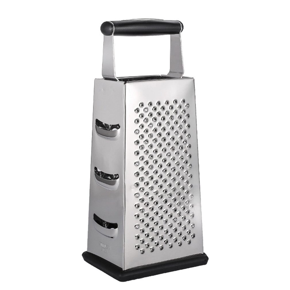 Multifunctionele Doos Rasp Kaas Raspen Roestvrij Staal Voor Keuken Raspen Voor Keuken Met 4 Zijden Rasp Non-Slip Basis