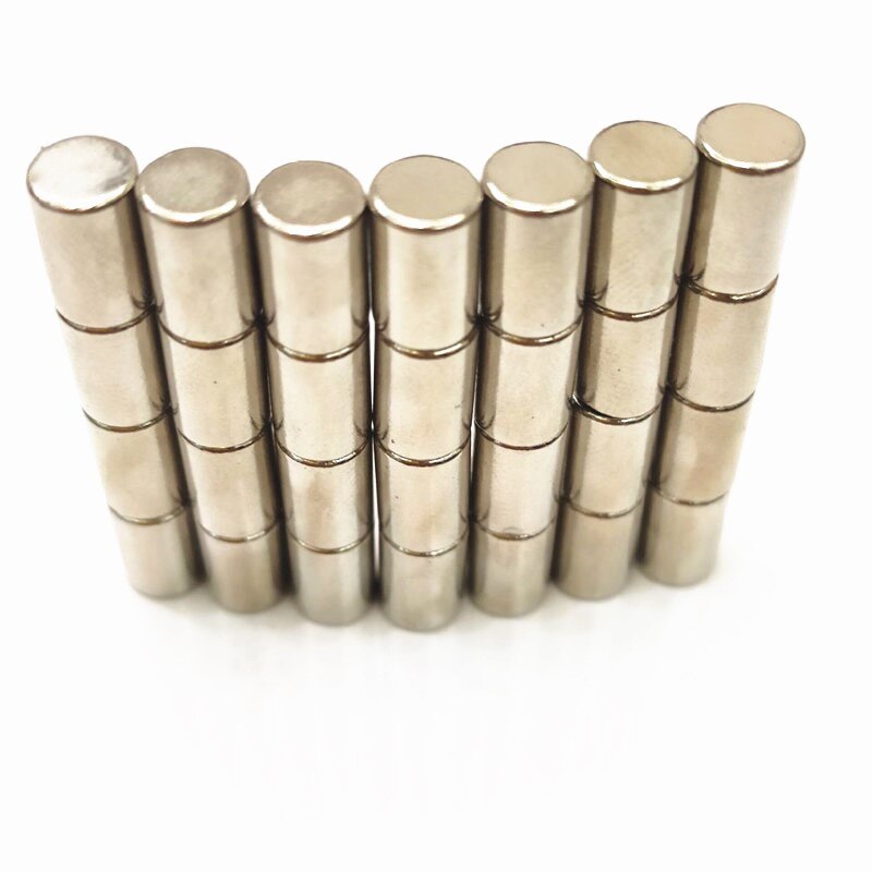 8x20 ímã de neodímio 8mm x 20mm magnético permanente forte super poderoso imanes n35 redondo ndfeb 8x20mm padrão magnético