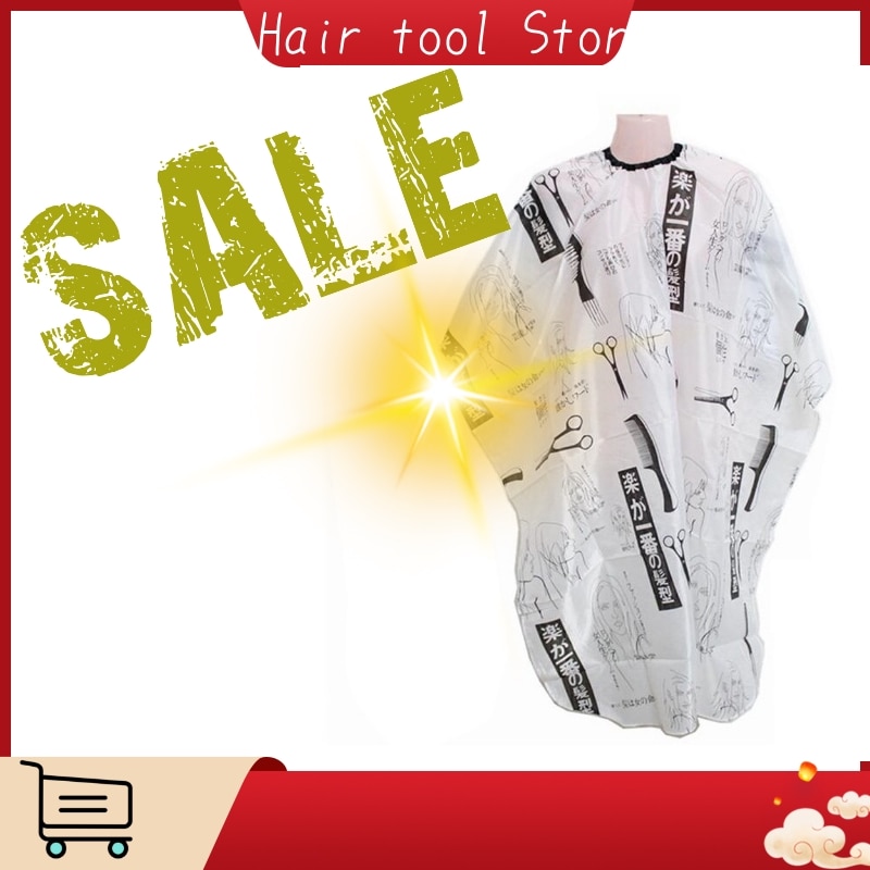 Vattentät frisyr cape tyg klippning hår mönster salong barber cape frisör frisör förkläde omlott klänning verktyg frisör förkläde
