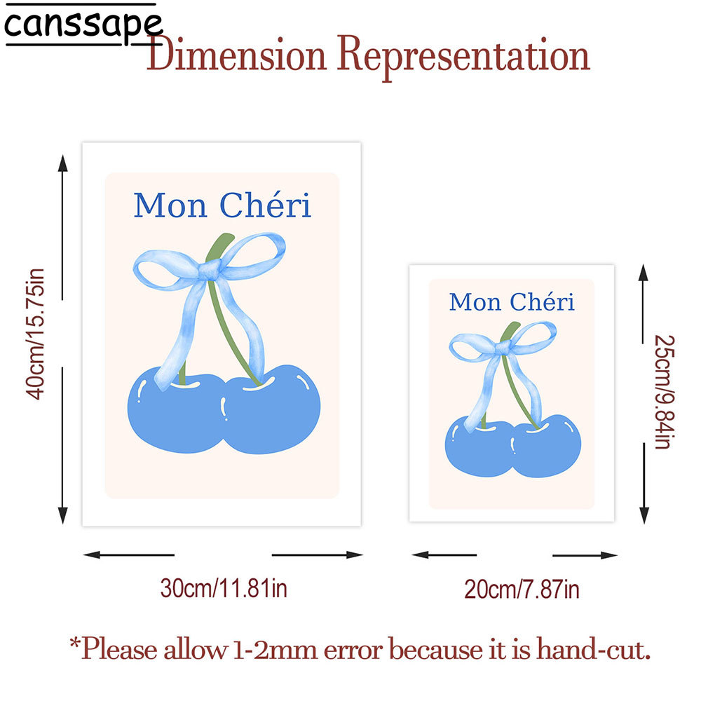 Blauwe cowboylaarzen muurkunst strik poster discobal canvas schilderijen print preppy meisje woonkamer esthetische decoratie