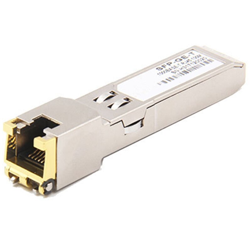 SFP Modulo RJ45 Interruttore Gbic 10/100/1000 Connettore SFP In Rame RJ45 Modulo SFP Gigabit Ethernet Porta