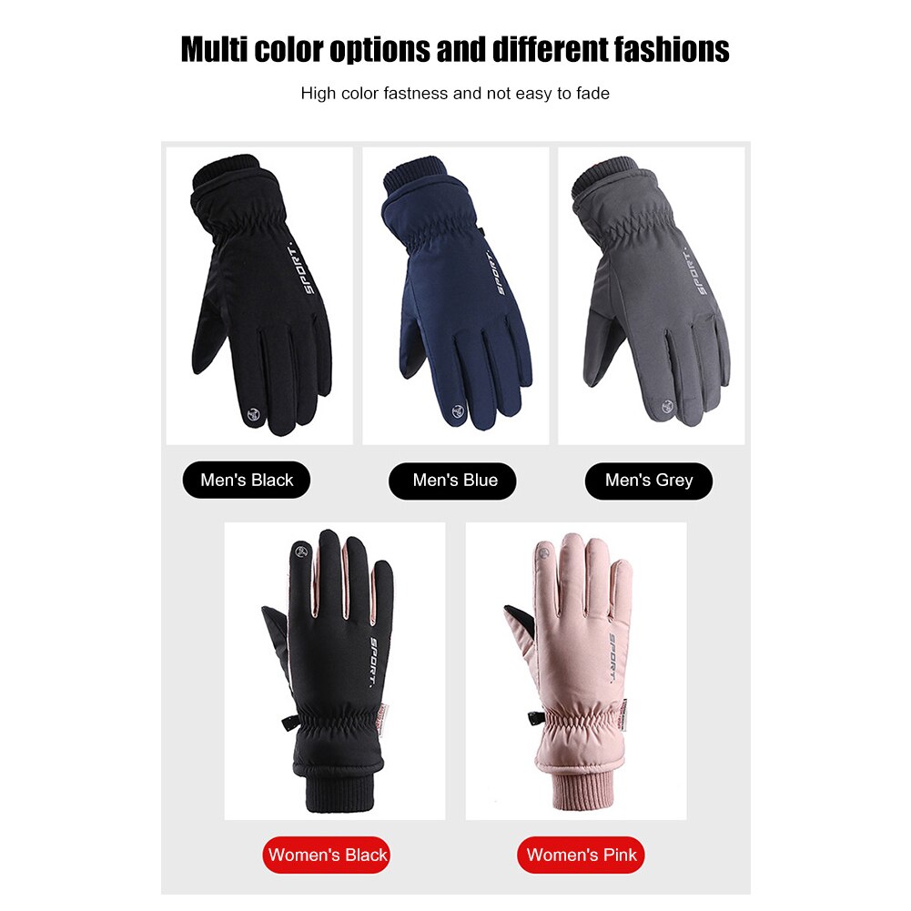 Waterproof Ski Gloves Thermal Touch Screen Ski Gloves - Windproof For Snowboarding, Motorcycle, Winter Sports Freezer Gloves For Working In Freezer - Foto 11