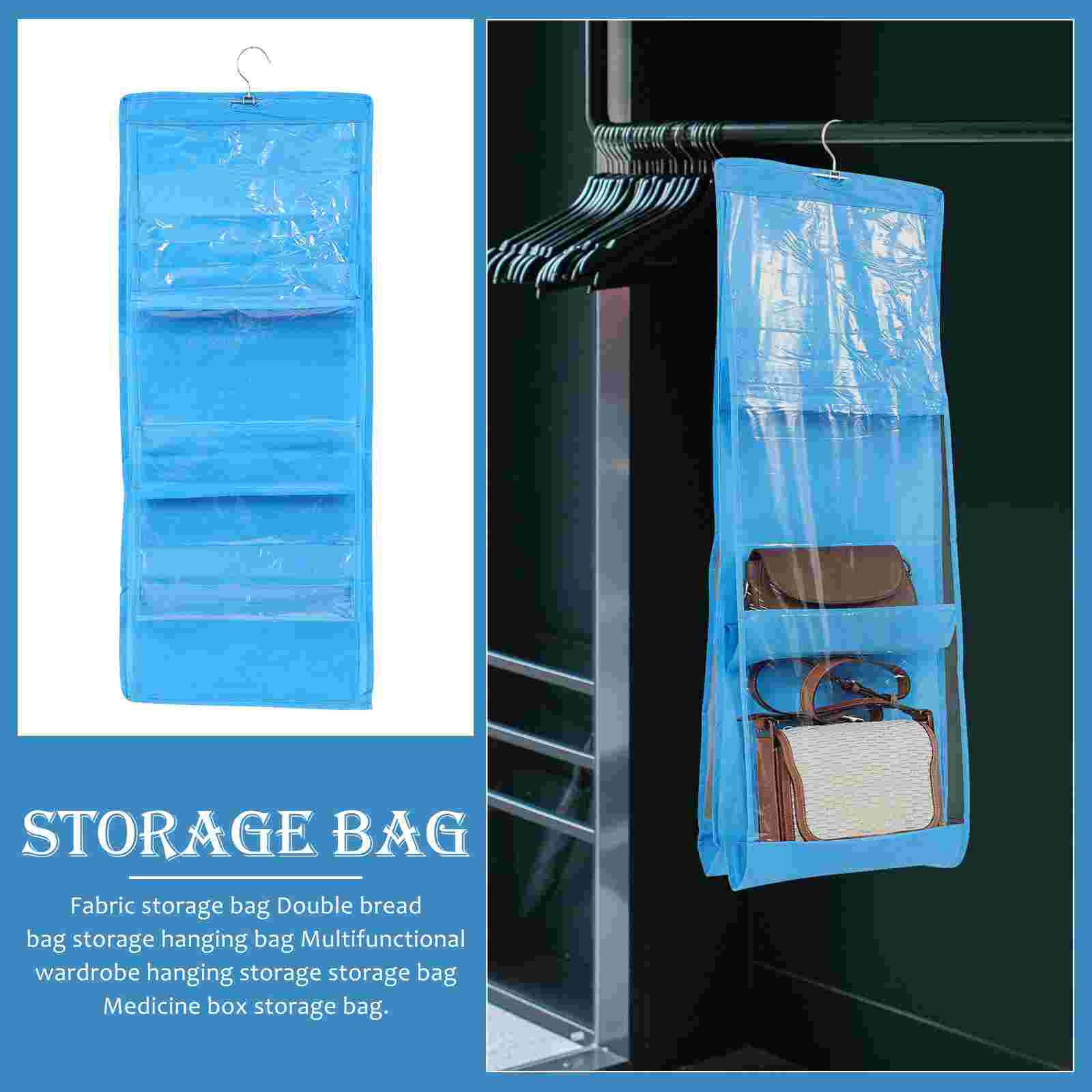 Household Handbag Organizer Wardrobe Purse Hanging Bag Closet Storage Supplies