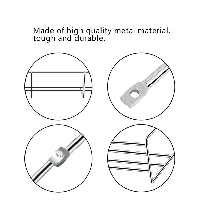 3/4/5/6 Tier Spice Seasoning Kitchen Rack Cabinet Shelf Door Organizer Wall Mount Holder Storage Shelf Pantry Space Saver Racks