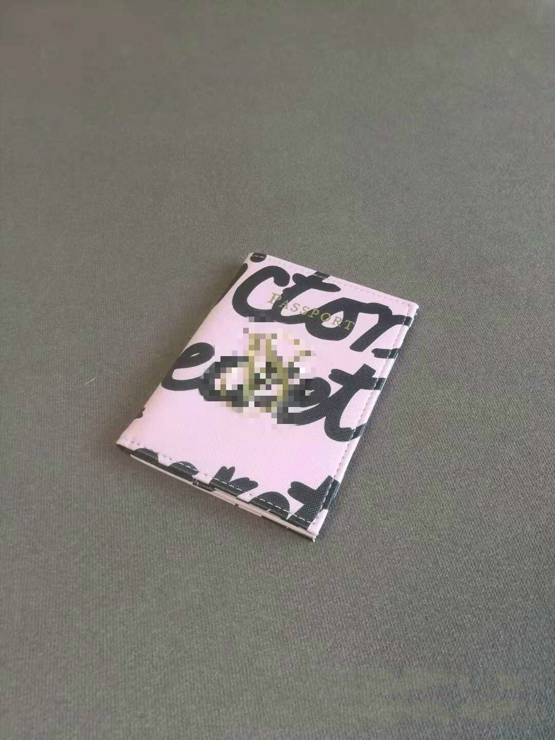 Mode Mannen Vrouwen Reizen Lederen Beschermhoes Pakket Kaarthouder Bloemen Protector Paspoort Portemonnee Credit Paspoort Kaart: 3