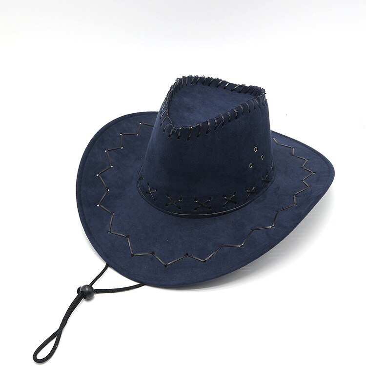 Męnarty kapelusz kowbojski wakacje wędkarskie letni odkryty preria kapelusz przeciwsłoneczny męnarty parasol słomkowy kapelusz: marynarka wojenna niebieski