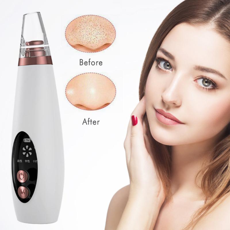 Facial Skin Care Electric Gold/ Sliver Machine Pore Blackhead Cleaner Remover Vacuum Acne Cleanser Machine