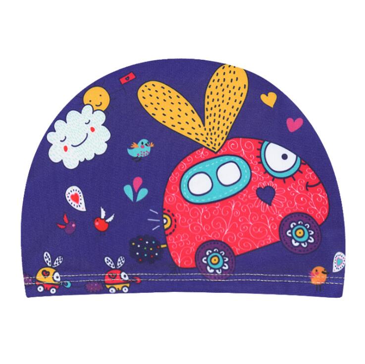 Badmuts Voor Kinderen Elastische Stof Leuke Cartoon Zwembad Badmuts Mooie Kids Protect Oren Zwemmen Hoed Voor Jongens Meisjes: Style 8