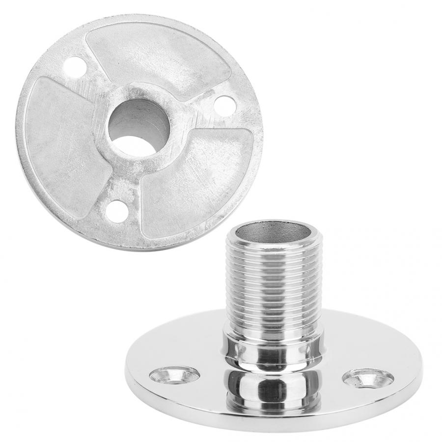 Marine Antenna Base Mount 316 stainless steel Male Thread Antenna Base Boat Accessories