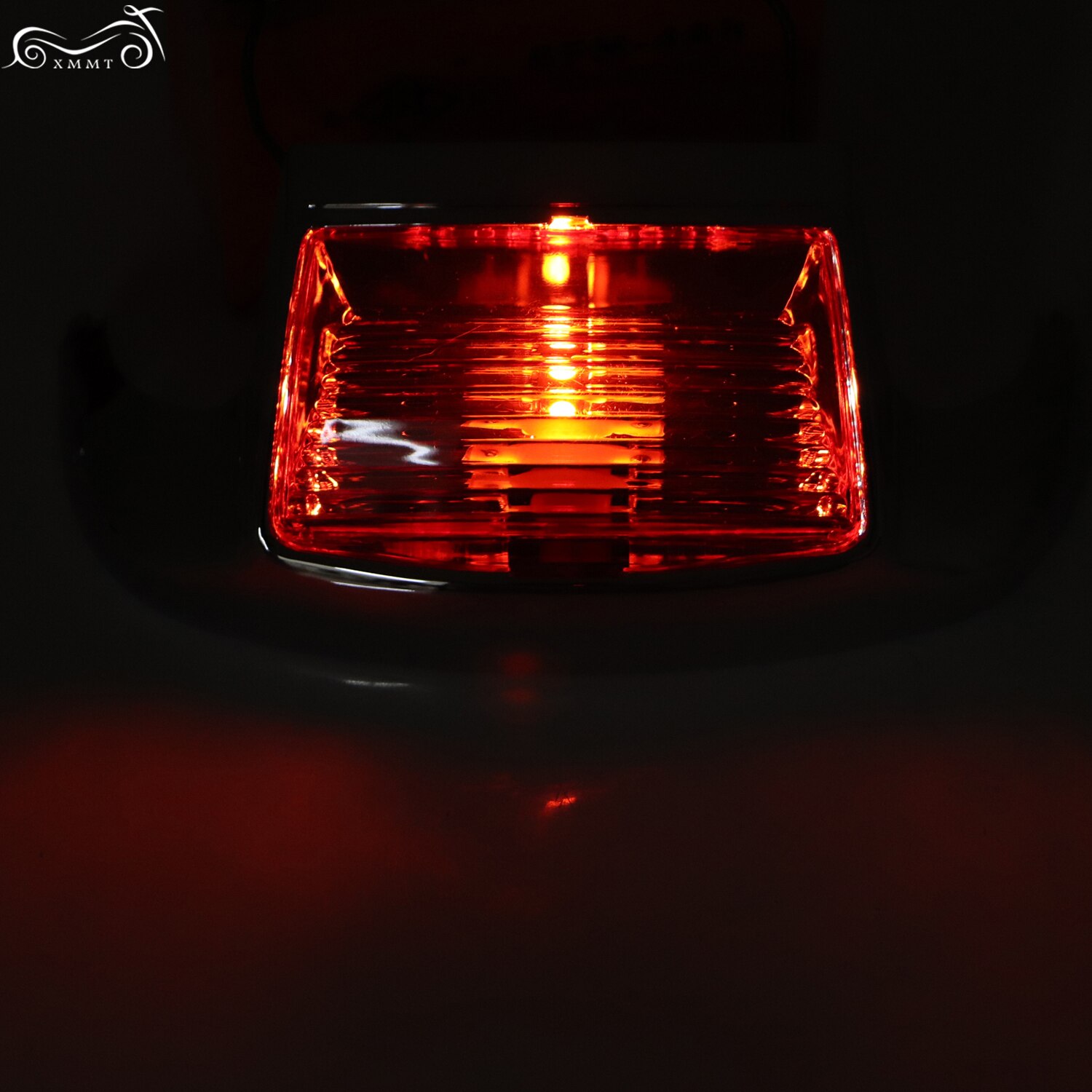 Motorcycle Parts Amber Front Rear Fender LED Tip Light Mudguard Trim For Harley Touring Softail Dyna Super Glide Custom FXDC