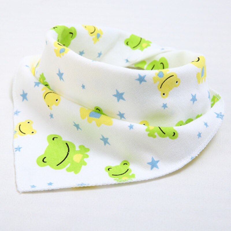 1Pcs Double Layers Cotton Baby bibs feeding bandana bibs burp cloth babet bandana bebe bib baby bibs waterproof skip zoo