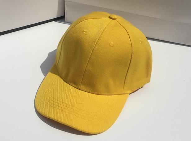 Sommer cap sport fritid baseball skygge: Gul