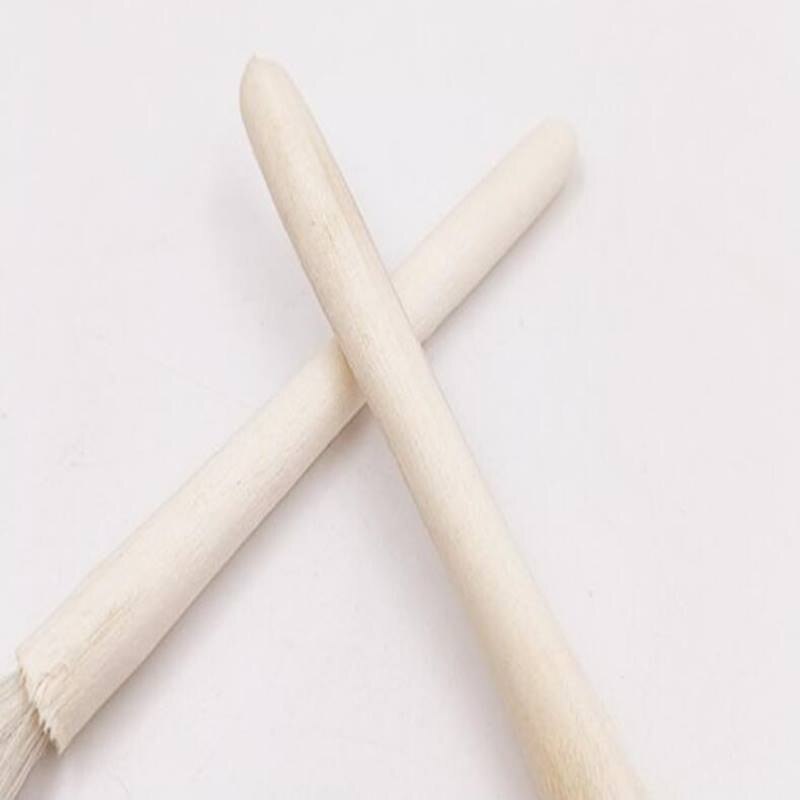 Laboratory soft wool brush wooden handle electronic balance cleaning brush