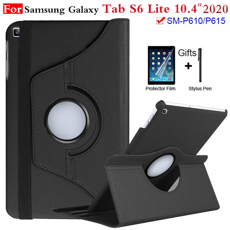 Do Samsung Galaxy Tab S6 Lite Case, 360 stopni obrotowy stojak Tablet pokrywa dla Galaxy Tab S6 Lite 10.4 2020 SM-P610 SM-P615