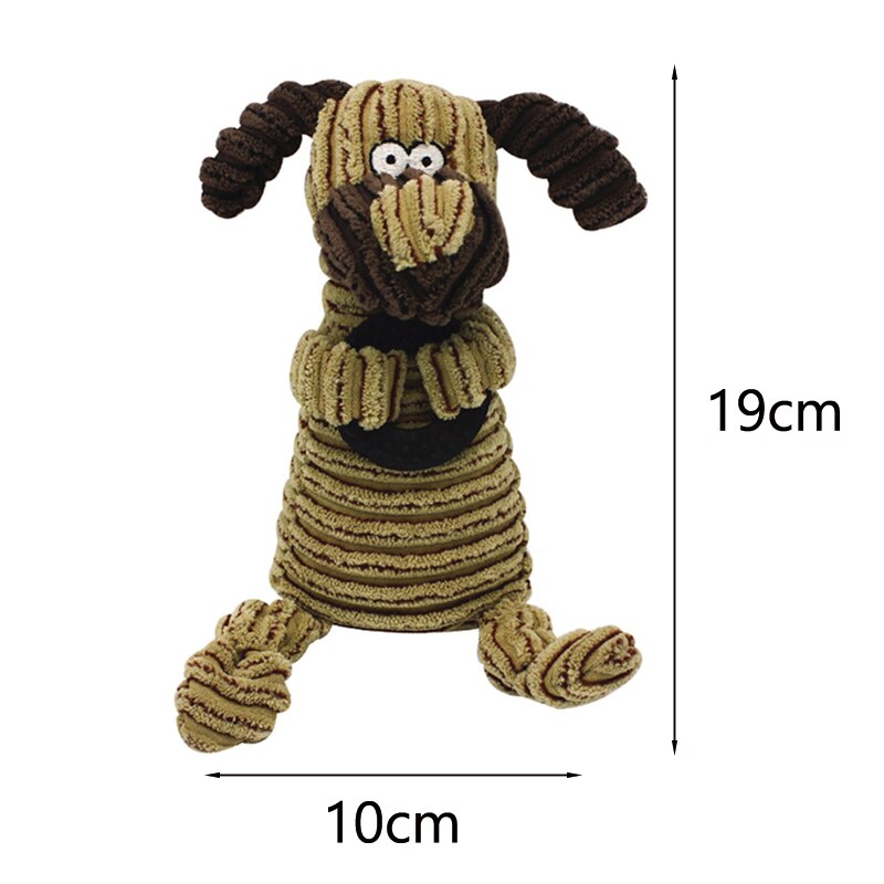 Djur form sällskapsdjur hund uppstoppade leksaker för små hundar plysch pipande valp katt tugga leksak yorkshire terrier mascotas perros accesorios: Cirkel med hund