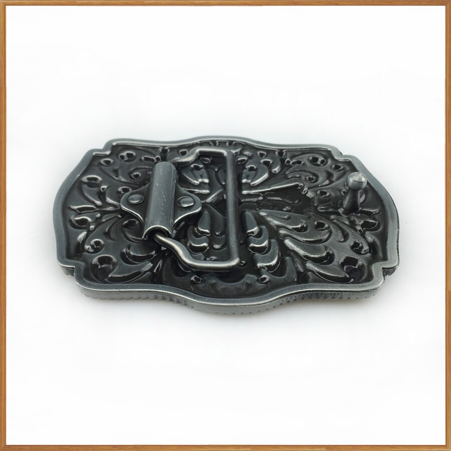 Buckle Club zinc alloy black cross belt buckle pewter finish FP-02889-2 Luxurious cowboy jeans belt buckle