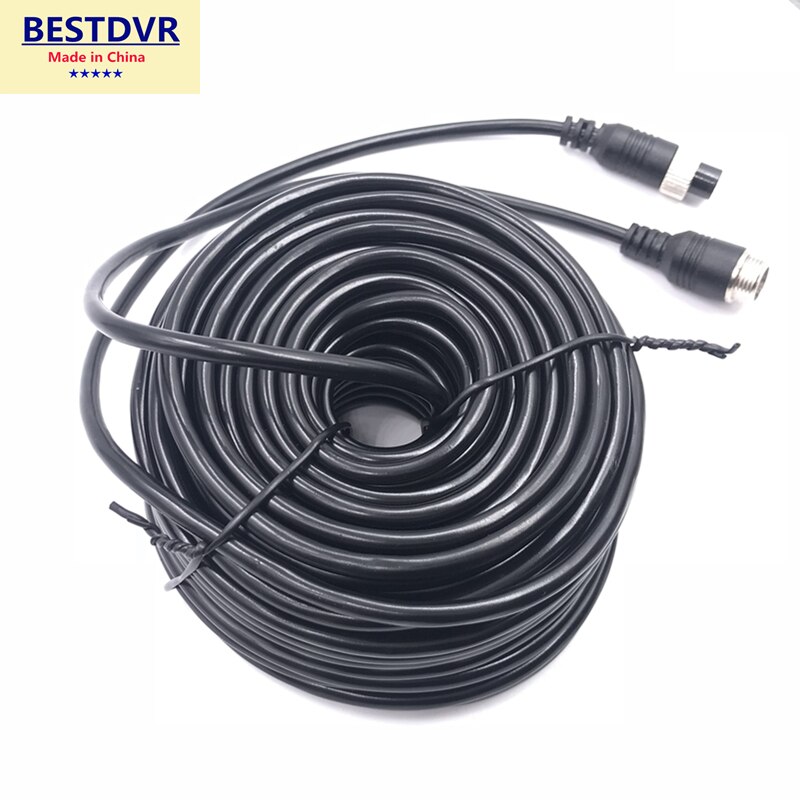 Concrete mixer truck mdvr power supply video power cord Vehicle aviation connector extension cables Singapore 8 10m copper wire