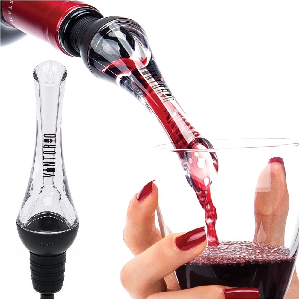 Aireador de vino, surtidor de aireación Premium y boquilla de decantador (negro), accesorios para utensilios de cocina, herramientas manuales #20