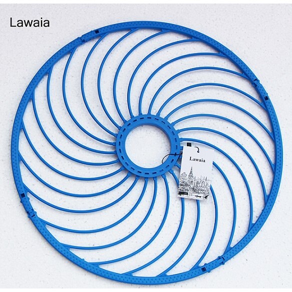 Lawaia 48cm Fishing Net Ring Plastic Fishing Ring Bule Ring Fishing Nets Rings Throwing Hand American Fishing Network: Default Title