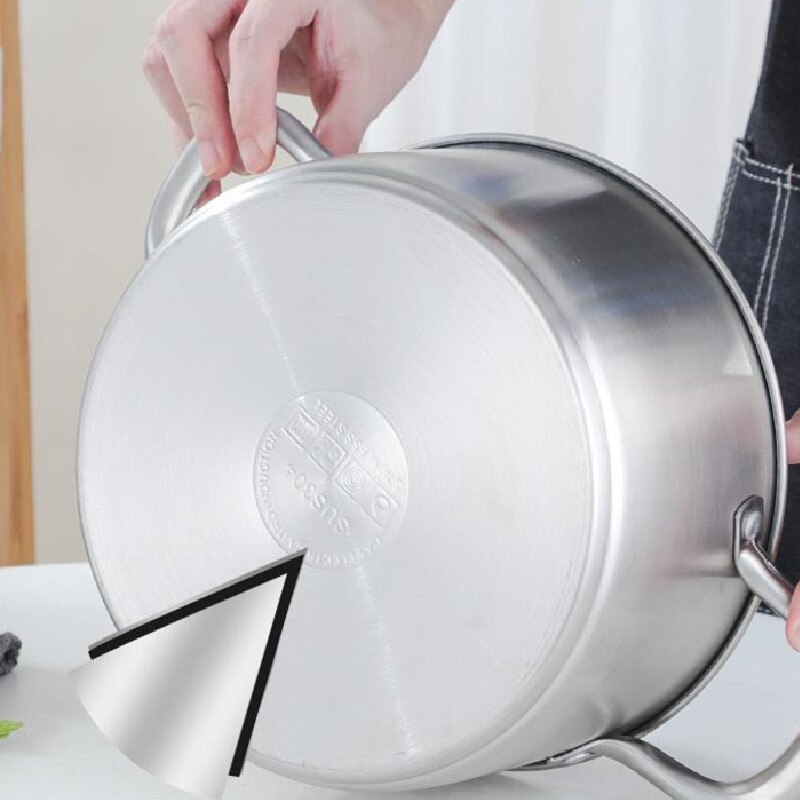 304 rustfritt stål gryte suppe gryte meieri gryte og nudler bløtlegging i sovesal kjøkken melk pottemaker kjøkken verktøy
