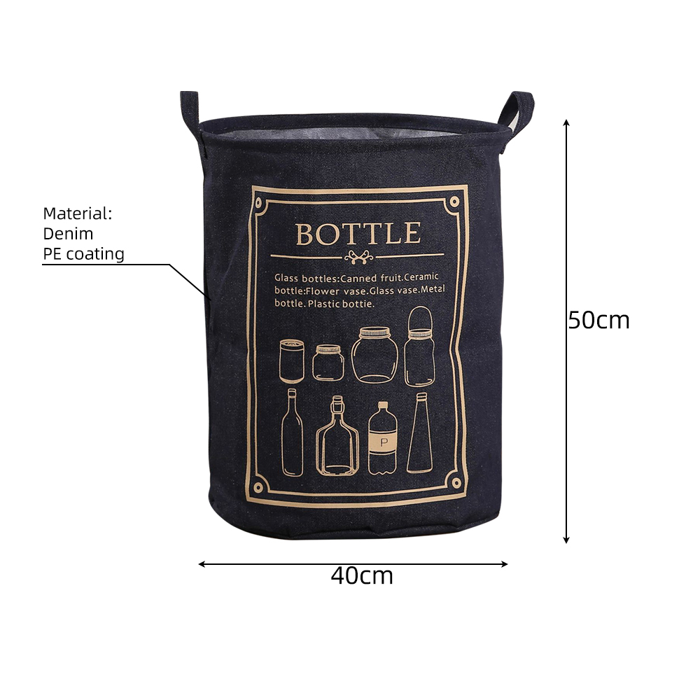 40x50cm Geometric Folding Laundry Basket Round Storage Bin Bag Hamper Collapsible Clothes Bucket Organizer Large Capacity