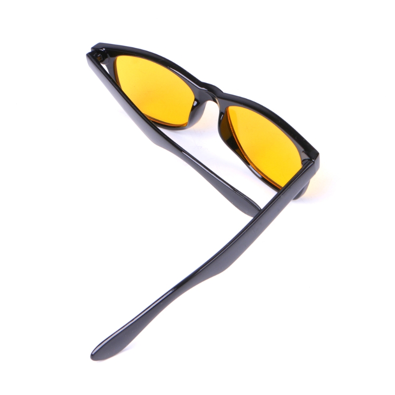 1pc klassisk stil unisex kvinder mænd gule glas natkikkert kørebriller
