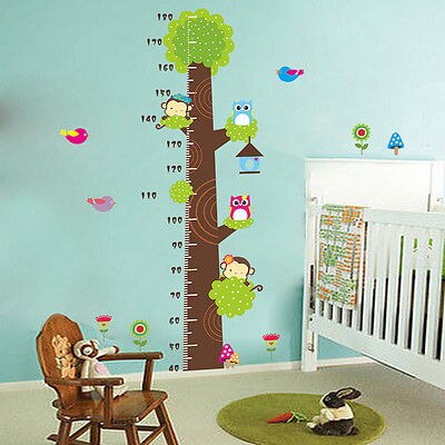 60 x 90 cm groeimeter voor kinderen, muursticker voor de kinderkamer
