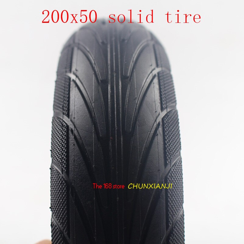 Super 8 Inch 200x50 Front/rear Scooter Solid Tire For Xiaomi Ninebot ES1 ES2 Electric Scooter Kickscooter Skateboard