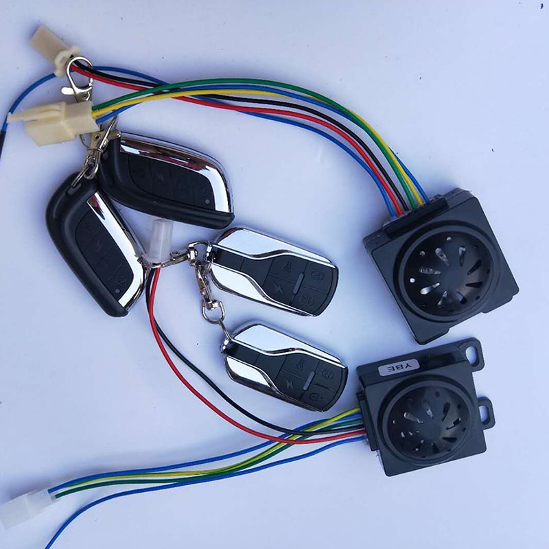 Elektrische Fiets Anti-Diefstal Slot Alarm Smart Sensor Draadloze Afstandsbediening Draadloze Afstandsbediening Elektrische Accessoires 36-48V