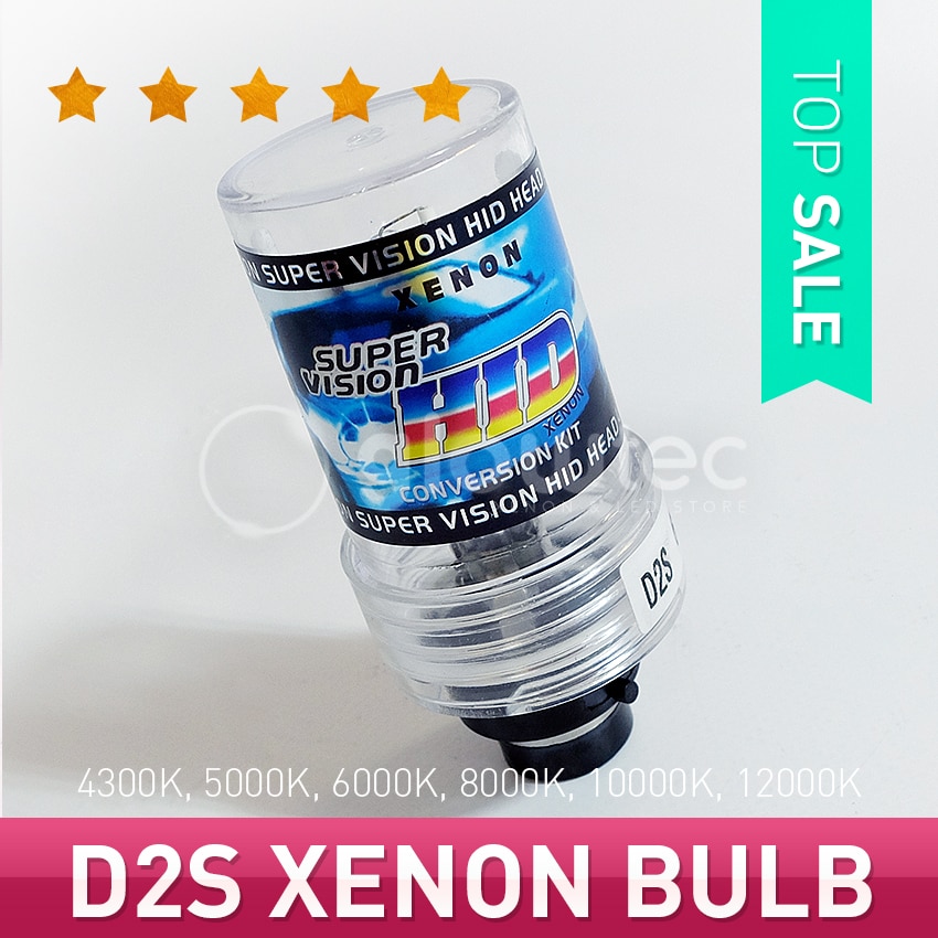 1 st D2S XENON koplamp lamp HID auto licht xenon D2S 6000 k 4300 k 8000 k 10000 k 12000 k GLOWTEC