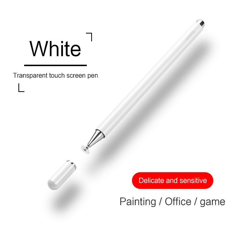 Universele Stylus Pen Voor Samsung Galaxy Tab A8 10.5 Inch SM-X200 SM-X205 Tablet Pen Oplaadbare Screen Touch Tekening Pen Potlood: White