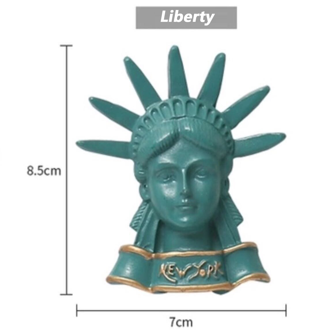 Lovely The Statue of Liberty Fridge Magnets Tourist Travel Souvenir 3D Resin Fridge Magnet Home Kitchen Decor