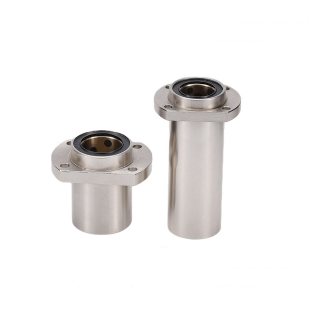 1pc LMHP LMHP8UU LMHP10UU LMHP12UU LMHP16UU LMHP20UU Flange Linear Bearing graphite copper sleeve for cnc part Linear shaft Rod