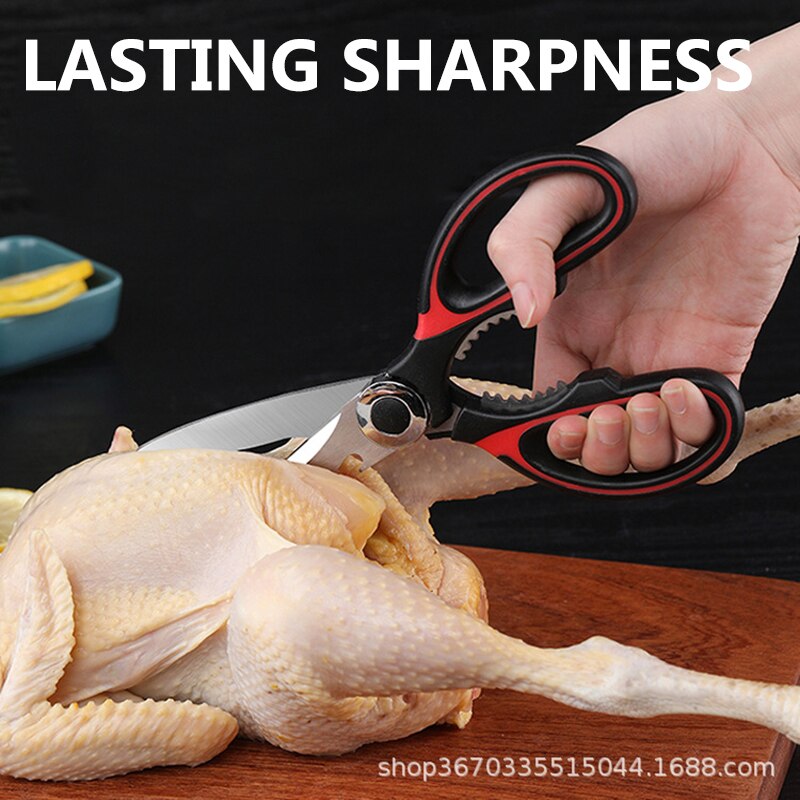 Kitchen Chicken Bone Scissors Stainless Steel Kitchen Cutter Knife Chicken Duck Fish Meat Vegetable Scissors Shears Tools Acces