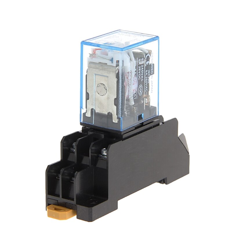 8 Pin PYF08A 220/240 V AC Bobina Power Relay DPDT MY2NJ With Base