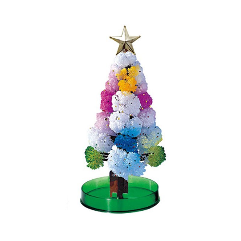 Magisk voksende træ legetøj drenge pige krystal sjov xmas julestrømper fyldstof: Multi
