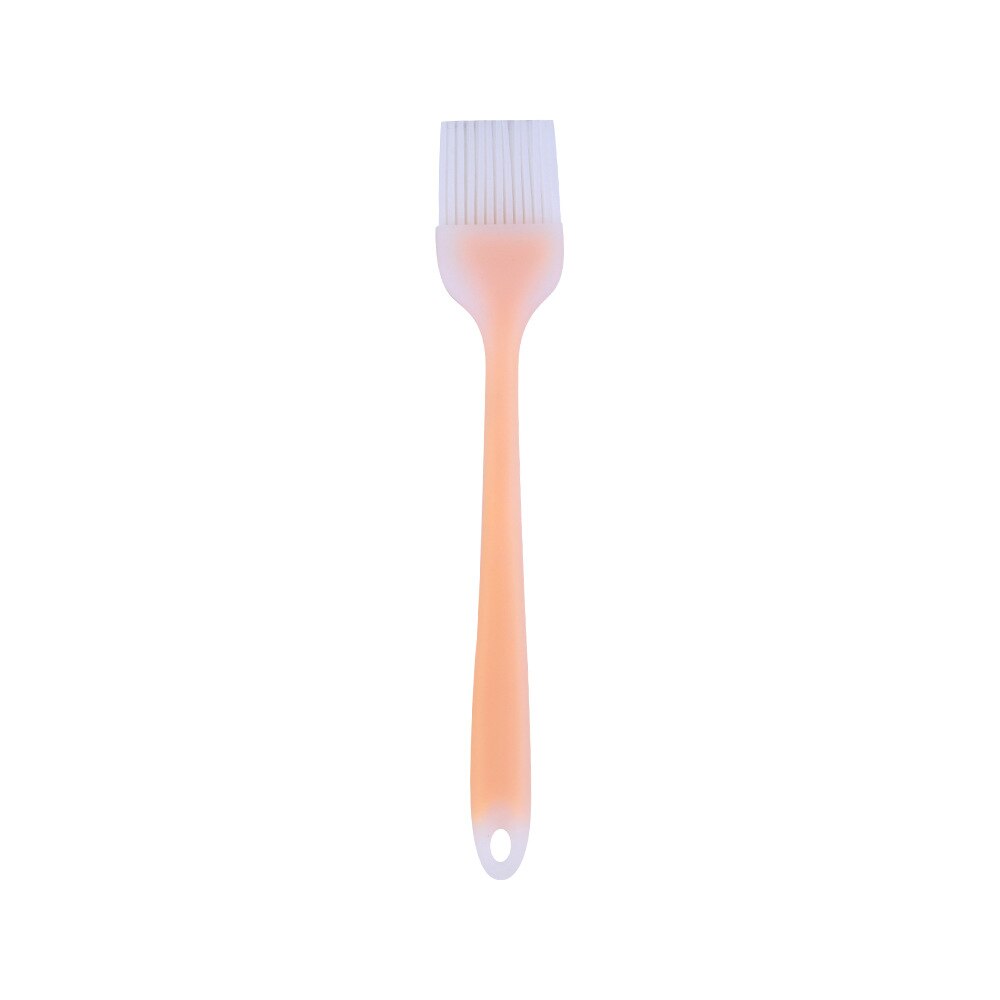 Baking Tools 21cm Translucent Small Silicone BBQ Brush you sao DIY Cake Tools Silicone Brush: Yellow