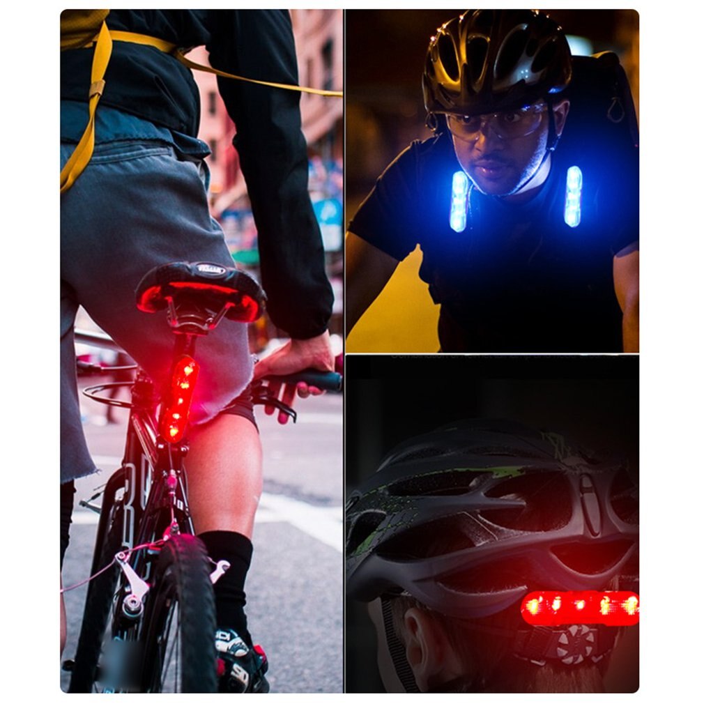 Fiets Led Lamp Fiets Achterlicht Mini Achterlicht Usb Oplaadbare Veiligheid Night Rijden Achterlicht