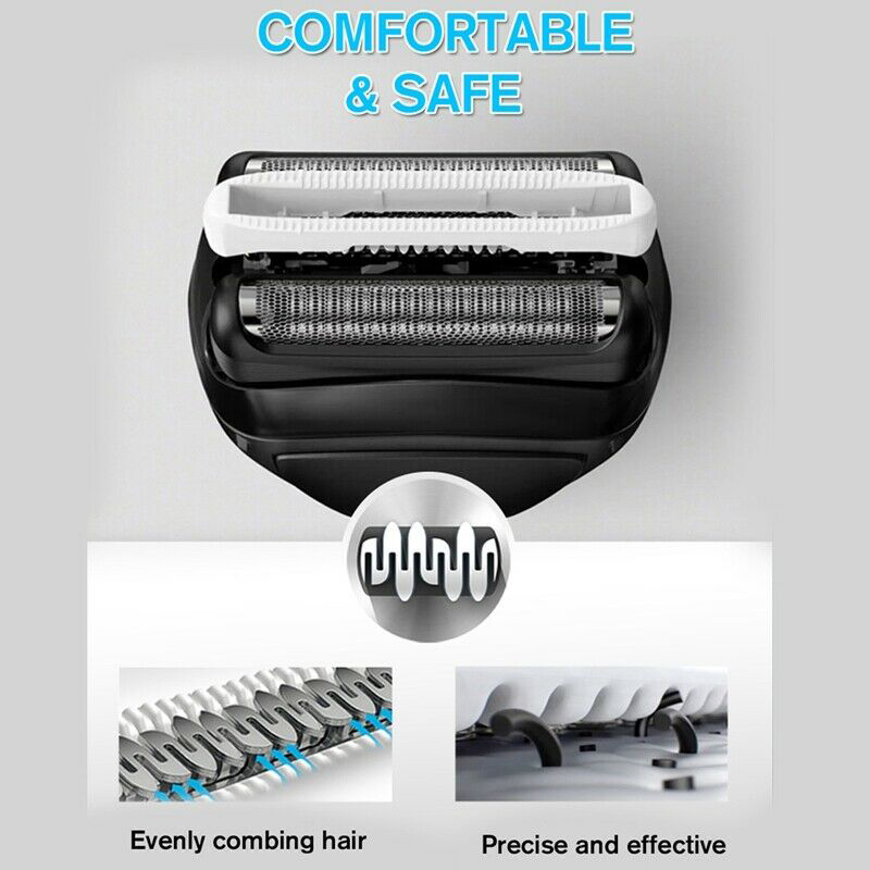 Braun series 3 32b 340 320 310 parranajokoneen vaihtoterä, vaihtoterän leikkuri