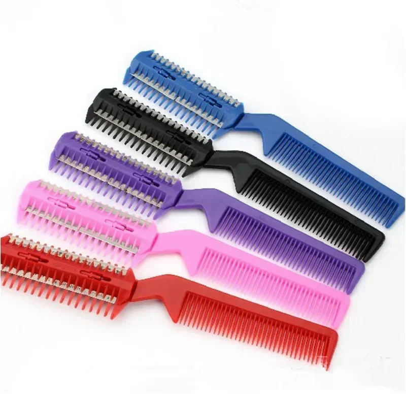 Tondeuse à cheveux pour animaux de compagnie, peigne coupé pour chien et chat avec 2 lames, rasoir de toilettage, brosse à cheveux amincissante, produits pour chats