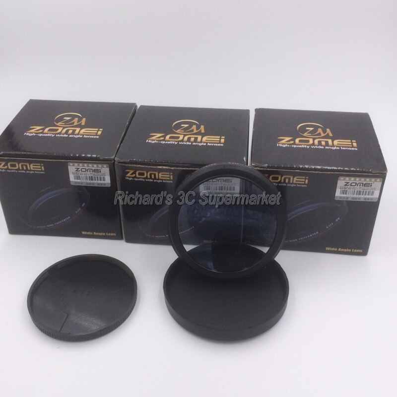 Zomei 49mm 0.45x largo angolo lente filtro multi-rivestito agc Vetro ottico MC AF Convertitore per Fotocamera Digitale SLR lente